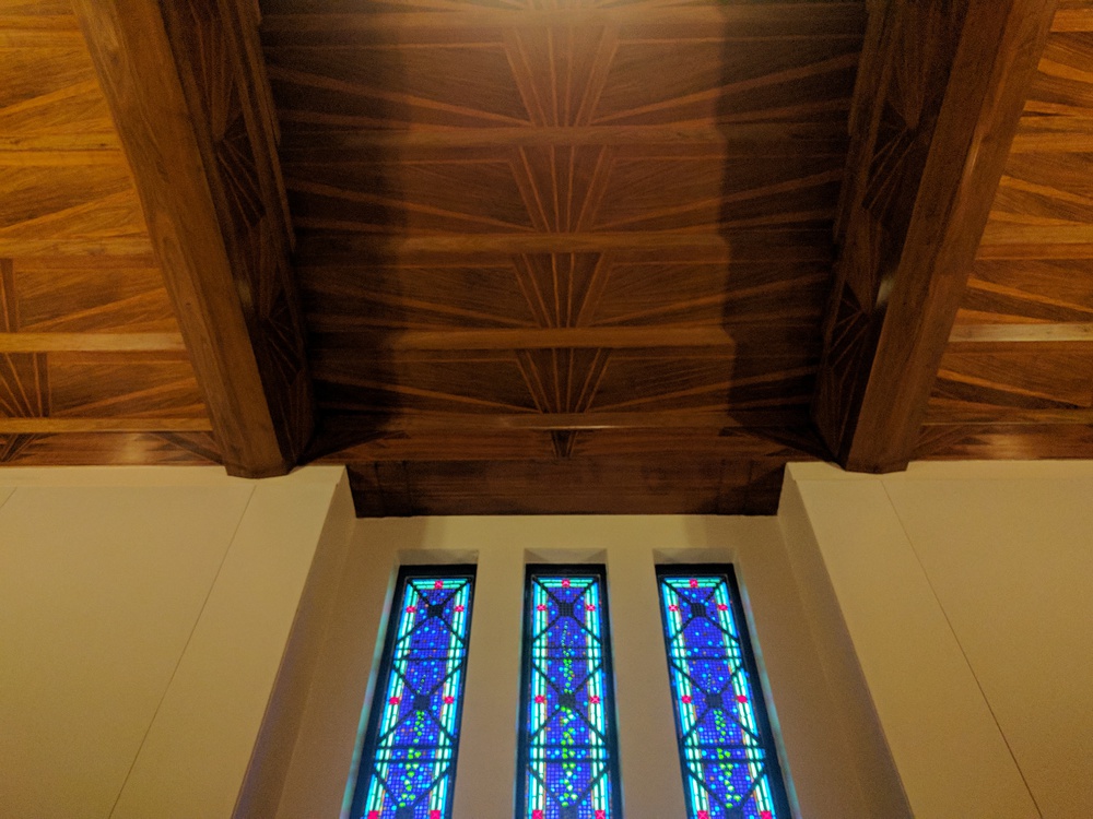 Museum Windows and Ceiling